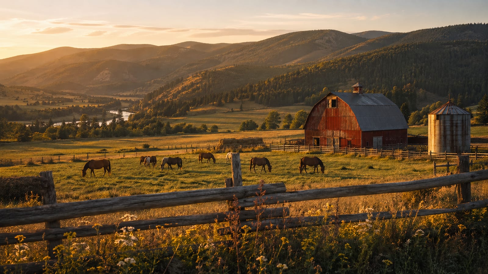 Clearwater Valley landscape, Orofino, Idaho